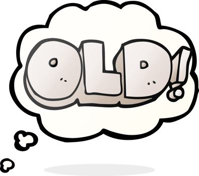 thought bubble cartoon word old png