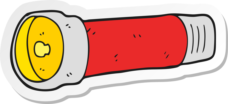 sticker of a cartoon torch png