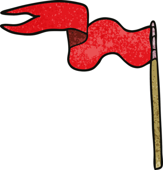 cartoon doodle flag png