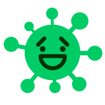 happy virus drawing png