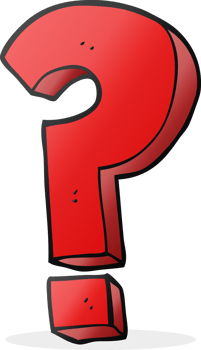 drawn cartoon question mark symbol png