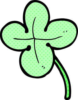 cartoon four leaf clover png