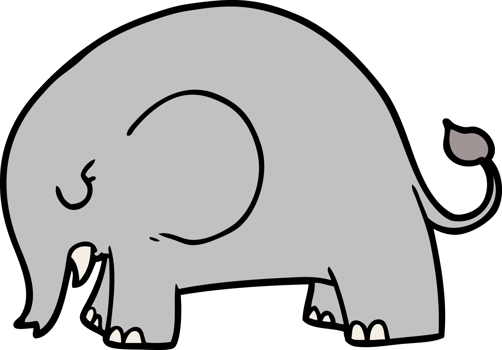 cute cartoon elephant png