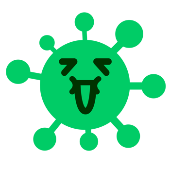 simple laughing virus png