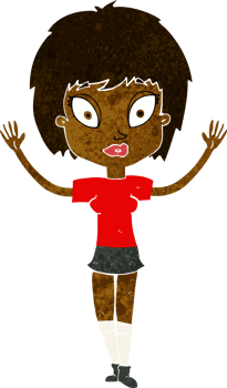 cartoon pretty girl png