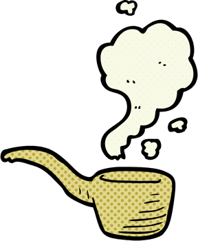 cartoon pipe smoking png