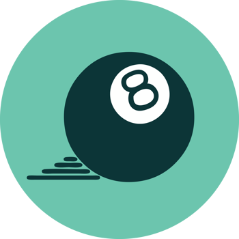 iconic tattoo style image of 8 ball png