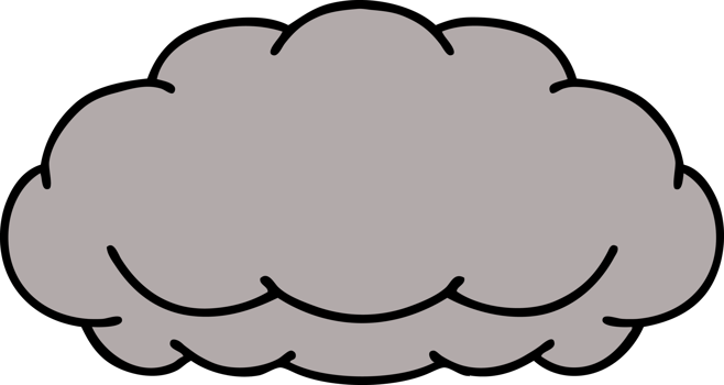 tattoo in traditional style of a grey cloud png
