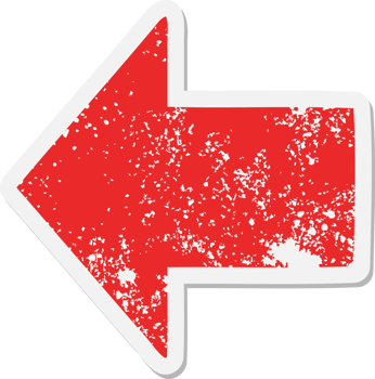 pointing arrow cartoon grunge sticker png