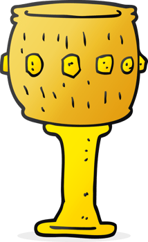 drawn cartoon goblet png