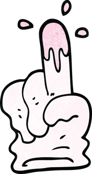 cartoon doodle medical glove png