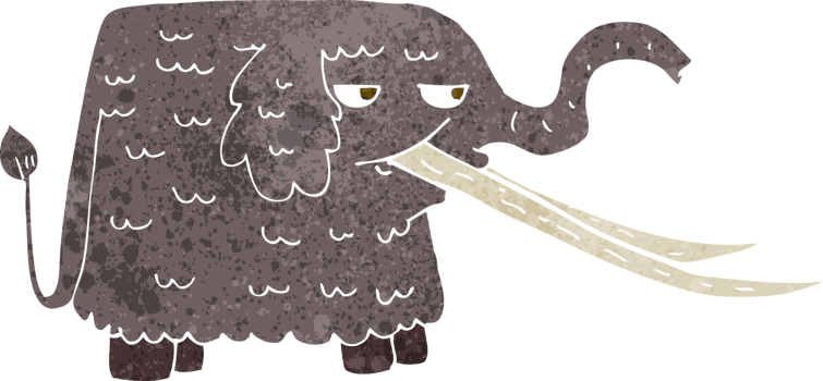 cartoon woolly mammoth png