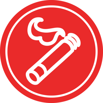 lit cigarette circular icon symbol png