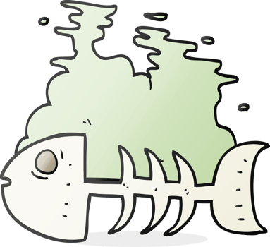 drawn cartoon fish bones png