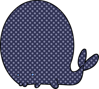 cartoon whale drawing png