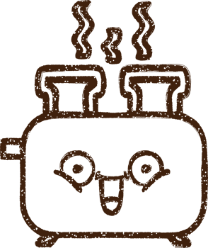 Toaster Charcoal Drawing png