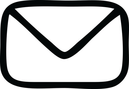 line drawing cartoon of a paper envelope png