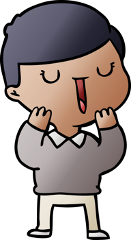 cartoon happy boy png