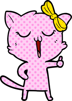 cartoon cat drawing png
