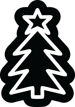 christmas tree icon symbol png