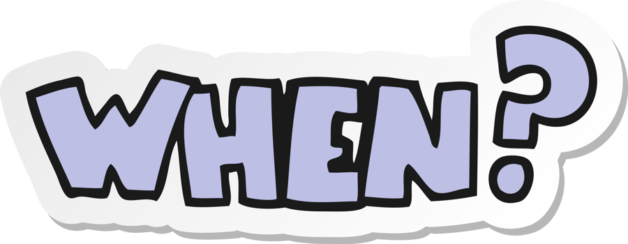 sticker of a cartoon when word png