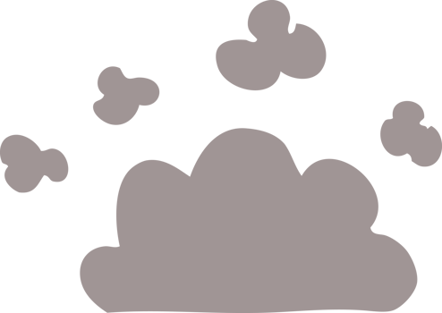 cartoon doodle weather cloud png