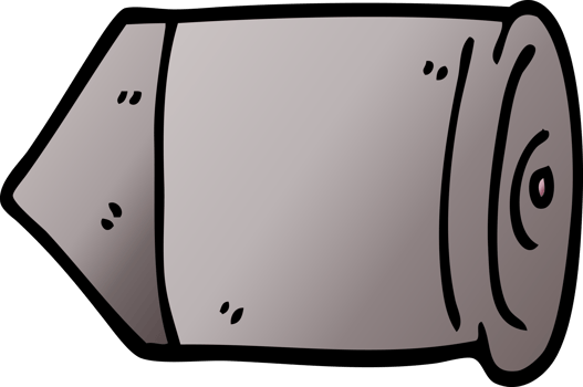 cartoon doodle bullet png
