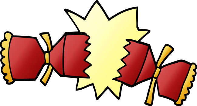 cartoon doodle cracking cracker png