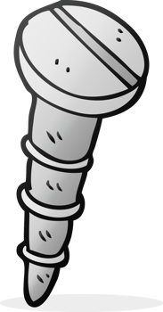 drawn cartoon screw png