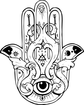 hamza tattoo symbol png