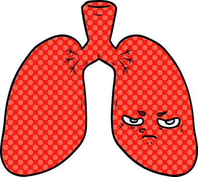 cartoon angry lungs png