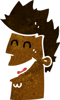 cartoon happy man png