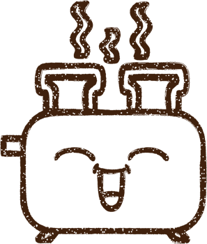 Toaster Charcoal Drawing png