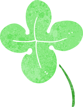 cartoon four leaf clover png