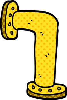 cartoon doodle water pipe png