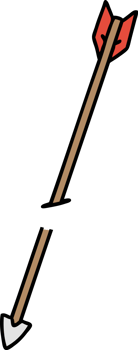 tattoo in traditional style of an arrow png