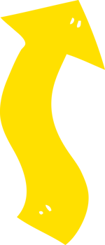 cartoon doodle directing arrow png