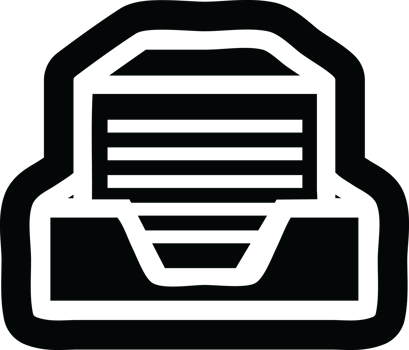 office paper stack icon symbol png