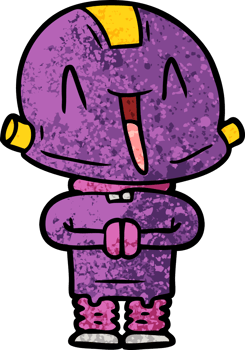 cartoon robot drawing png
