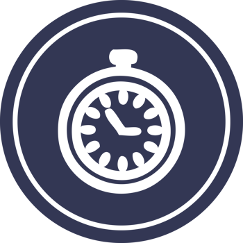stop watch circular icon symbol png