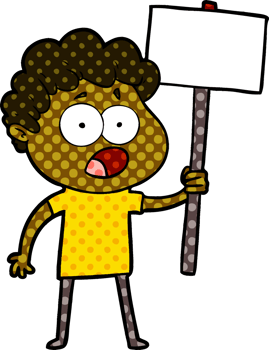 cartoon man gasping in surprise png