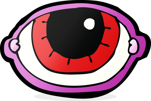 cartoon staring eye png