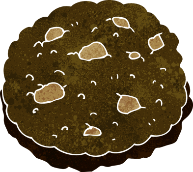 chocolate chip cookie cartoon png
