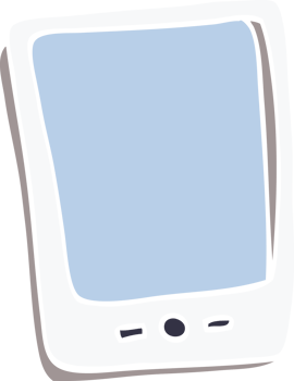 cartoon doodle touch screen mobile png