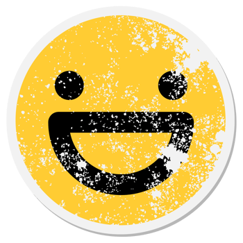 simple grinning face circle png