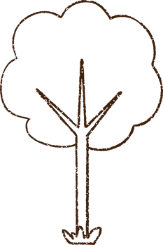Tree Charcoal Drawing png