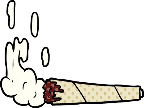 cartoon marijuiana joint png
