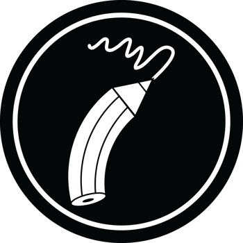 pencil drawing a line circular symbol png