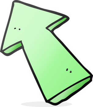 drawn cartoon pointing arrow png