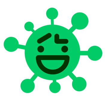 simple nervous happy virus png